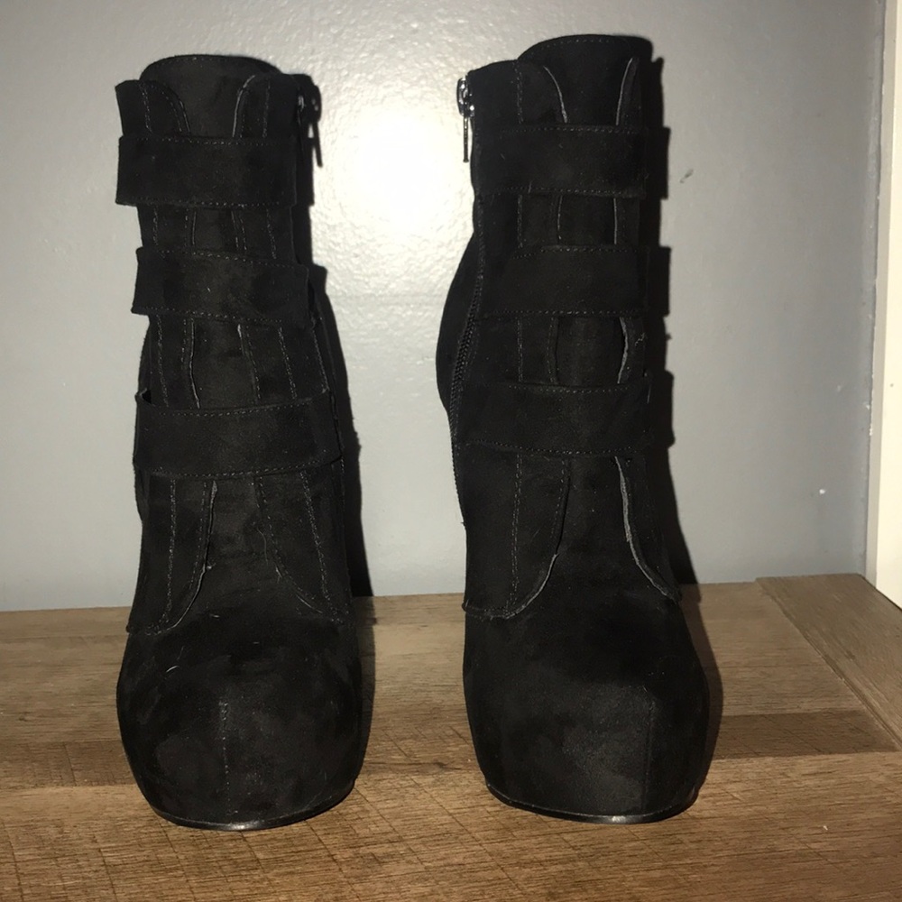 Black Platform Heels - image 2